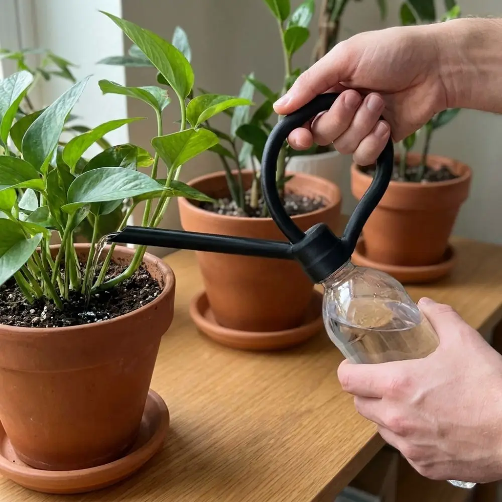 3D Printing Watering Can Replacement Nozzle Universal Long Spout Plastic Bottle Watering Can Spout Without Spills