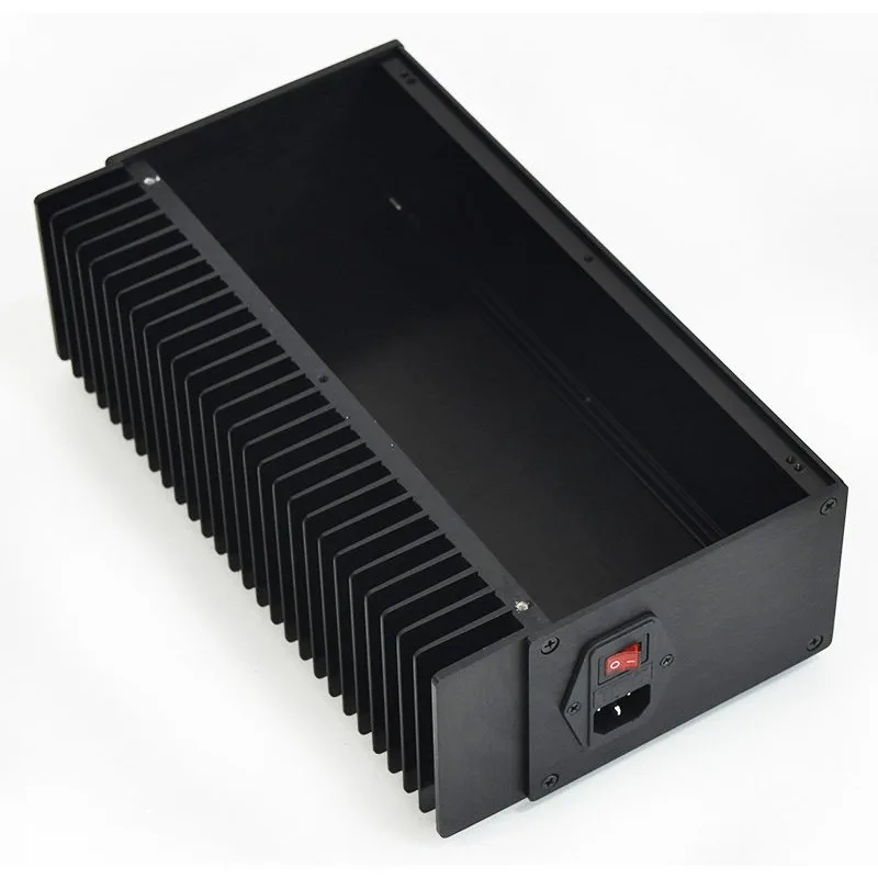 Full Aluminum Single-Side Heatsink Chassis BZ1809 Separate Amplifier Enclosure 120x84x300mm