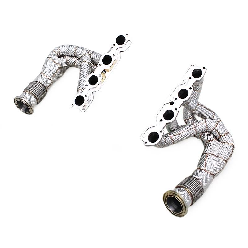 

YD Free Flow Exhaust Manifold For Ferrari 458 SP/Speciale/458SC 4.5L 2014-2016 Heat Shield Exhaust Pipe Stainless Steel Header