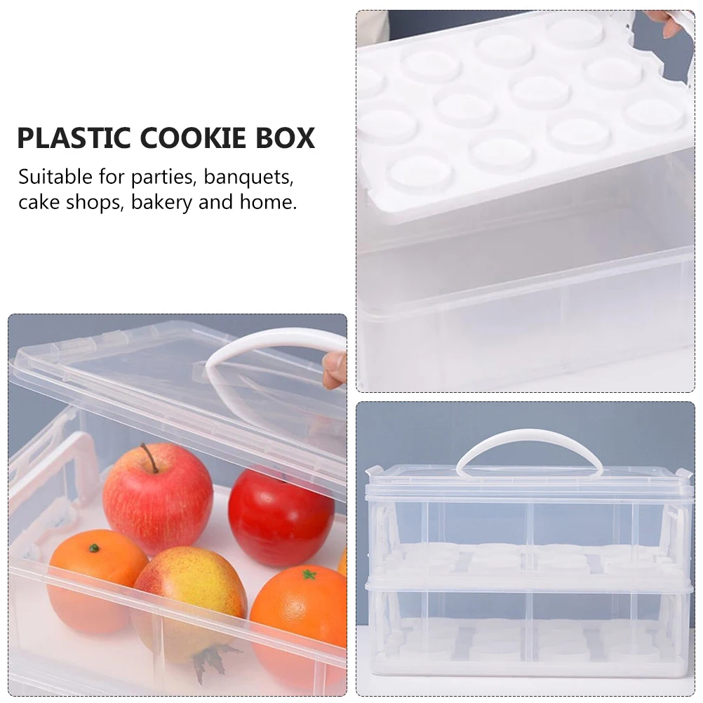 

Cake Packaging Boxes Food Grade PP Transparent Waterproof Oilproof Ideal for Parties Banquets Cake Shops Bakery Home