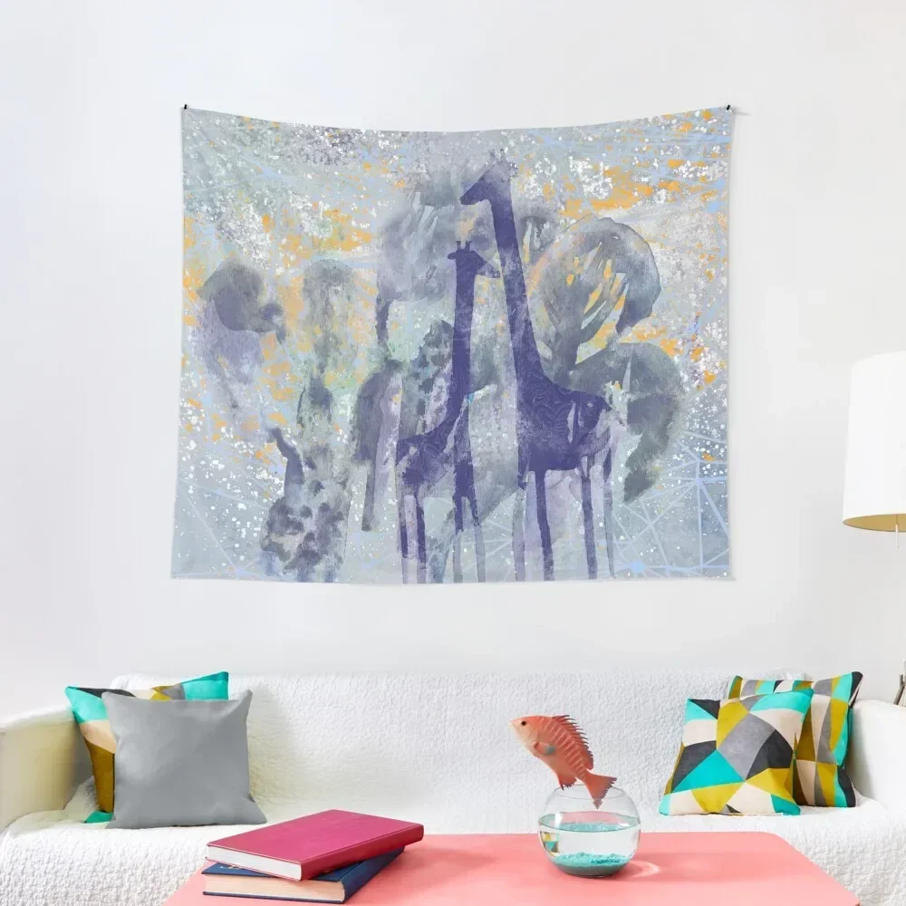 

giraffes and trees Tapestry Decorative Paintings Aesthetics For Room Room Decore Aesthetic Tapestry