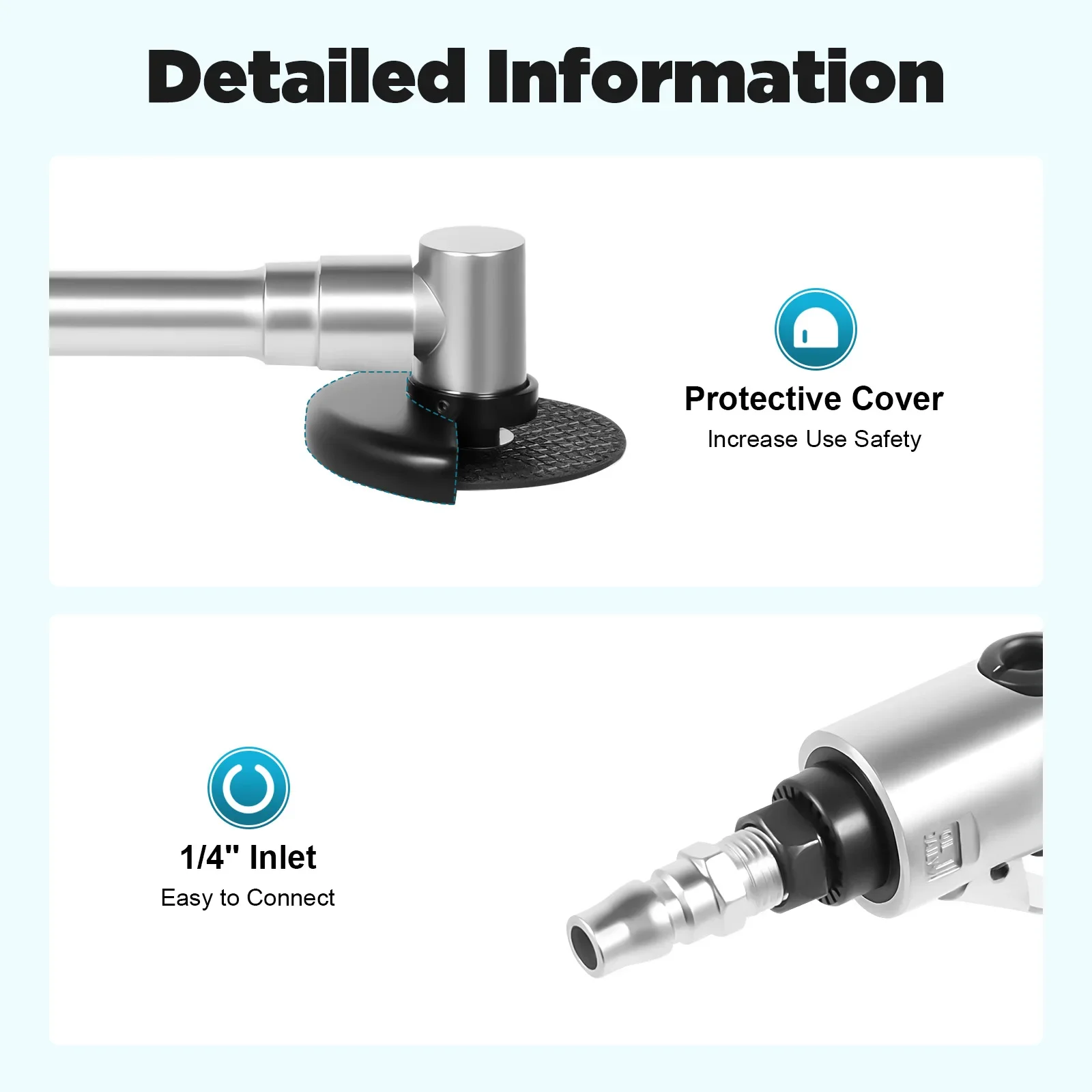 Long-handled Angle Grinder Pneumatic Cutter Machine Tool Polishing Grinder Loader