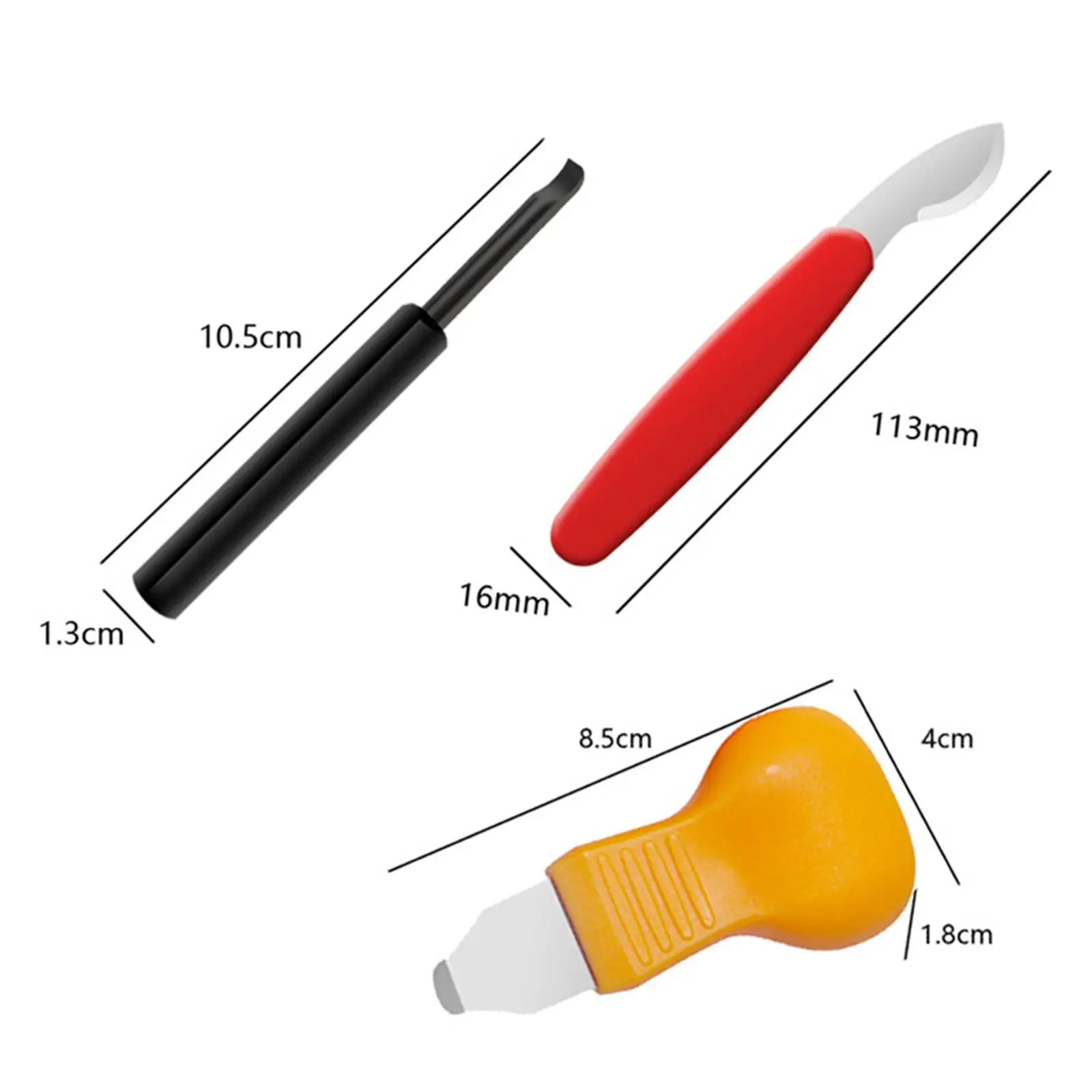 3x Watch Back Cover Opener Replacing Sturdy Convenient Multipurpose Case Remover Watch Back Removal Tool Watchmaker Repair Tool
