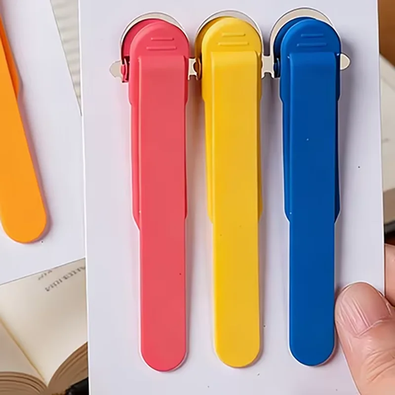 3Pcs Silicone Bookmarks Book Accessories Reading Essentials Unisex Page Markers For Students Office School Supplies