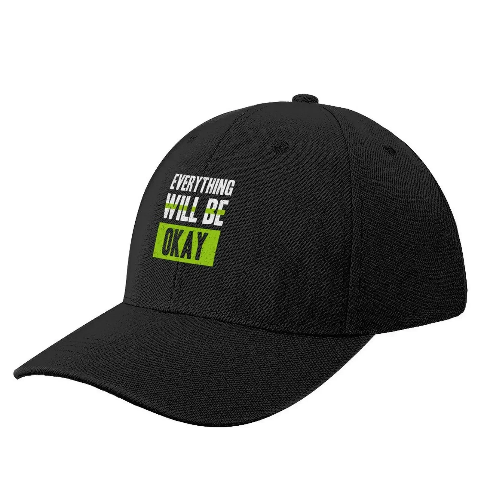 

Everything will be Ok Baseball Cap Funny hats hats for men luxury woman cap Cosplay Women Beach Fashion Men's