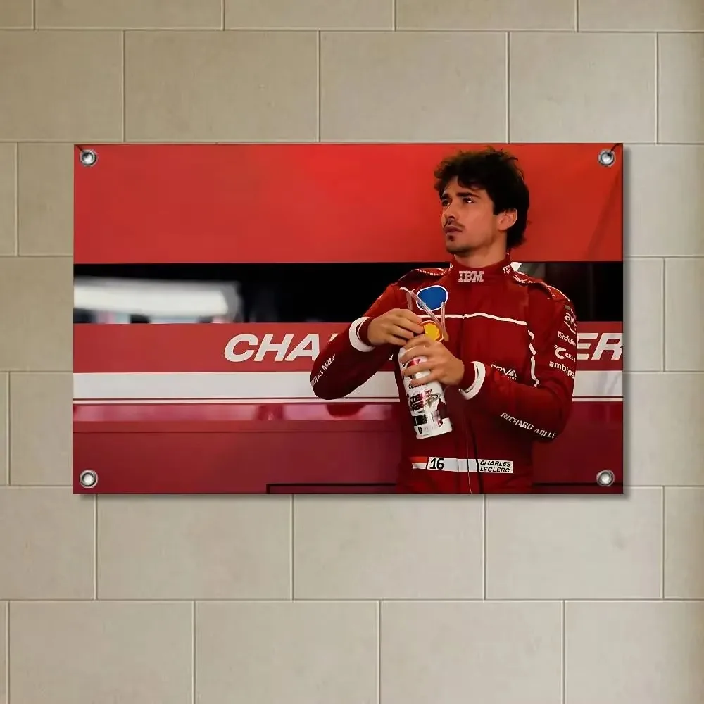 The fastest Charles Leclerc for party camping living room bedroom carnival booth interior decorations Flags