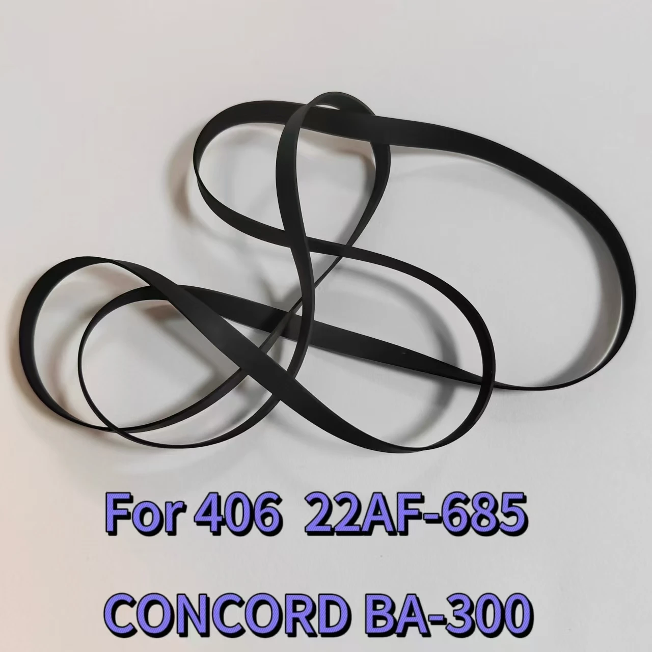 Turntable Drive Belt For PHILIPS 406 22AF-685  CONCORD BA-300 Wrap-around Belt Part Replacement