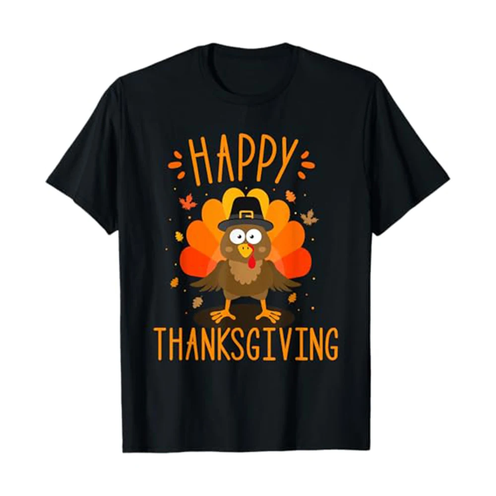 Flagnshow Happy thanksgiving for turkey day family dinner T-Shirt