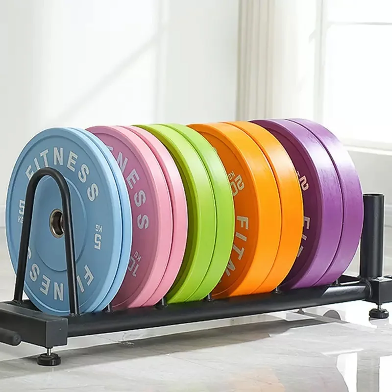 Color Solid Pure Stell Gym Commercial High End Private Teaching Professional Lever Sheet 50mm Large Hole Weight Lifting Sheet