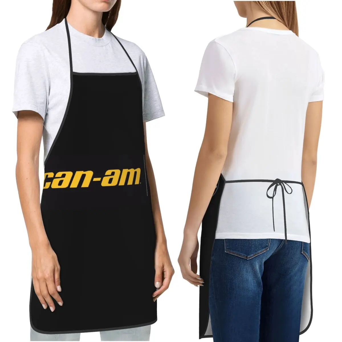 Can-Am BRP Motorcycle Aprons Chef Cooking Baking Tablier Bib Kitchen Cleaning Pinafore for Women Men Gardening