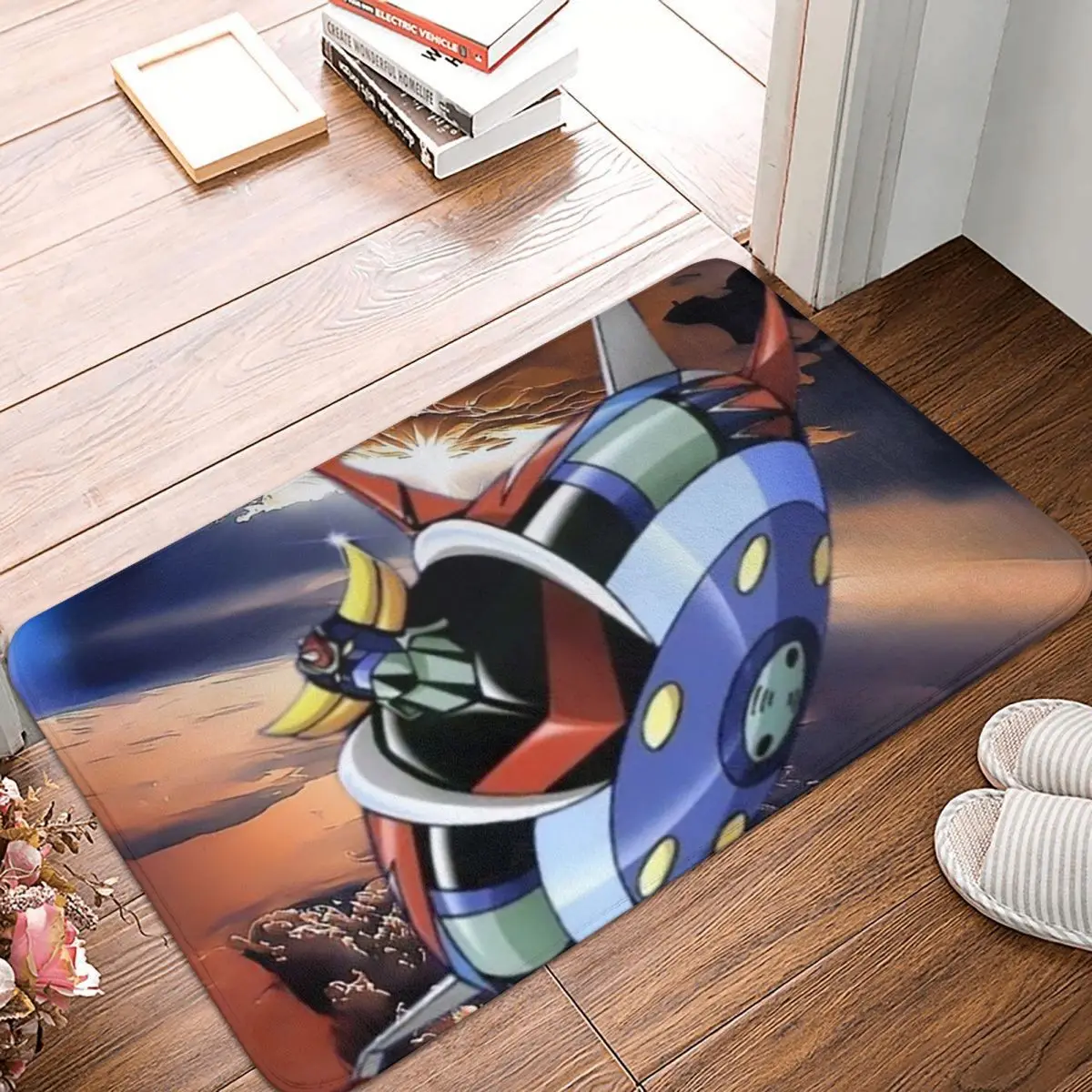 Goldrake Goldorak Anime Mazinger Z UFO Robot Grendizer Doormat Kitchen Entrance Home Floor Mat Anti-slip Carpet Rug for Bedroom