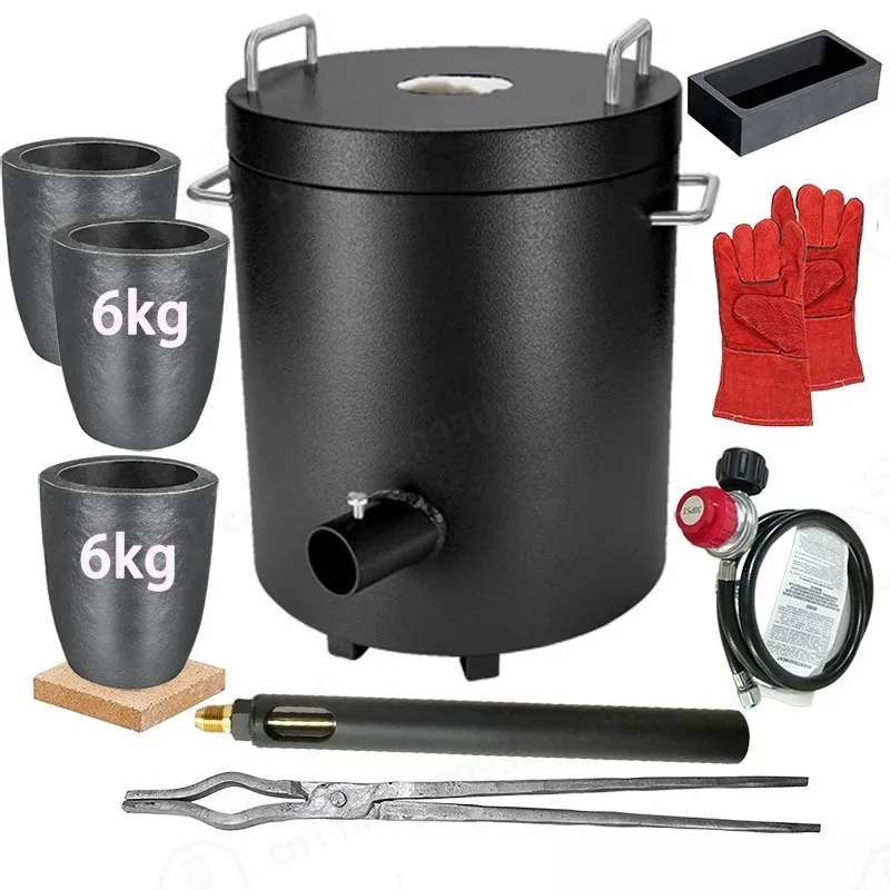

Small Electric Gold Smelting Furnace Set HighTemperature Precious MetalCasting Refining Machine ForAuAgCuAlSnPtMeltingCraft Tool