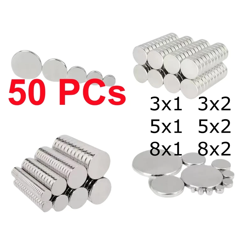 50 шт. круглые магниты на холодильник-дисковые