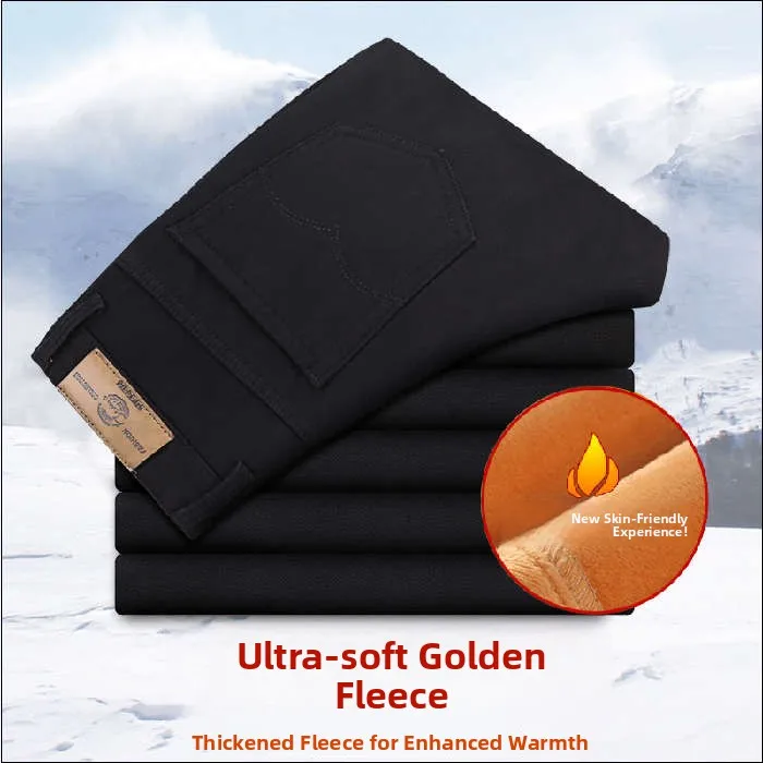 

Winter Men's Cotton Casual Pants 2025 New Sle Loose Fit Jeans Trousers Youthful Vitali Faion Urban Design Thiened Velvet