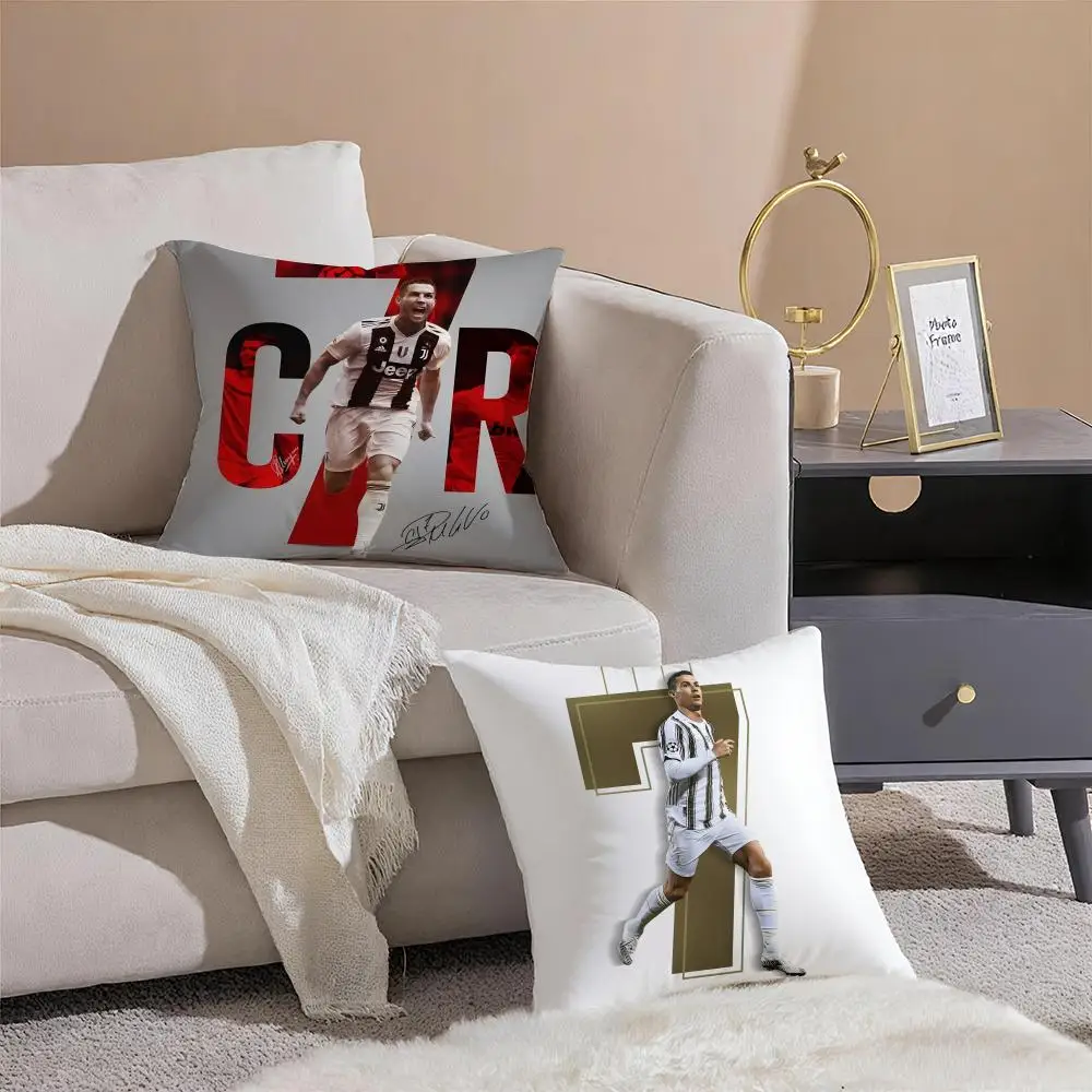 CR7 Cristiano Ronaldo Fall Cushion Cover Linen Minimalist Cover Soft Decor for Sofa Home Room