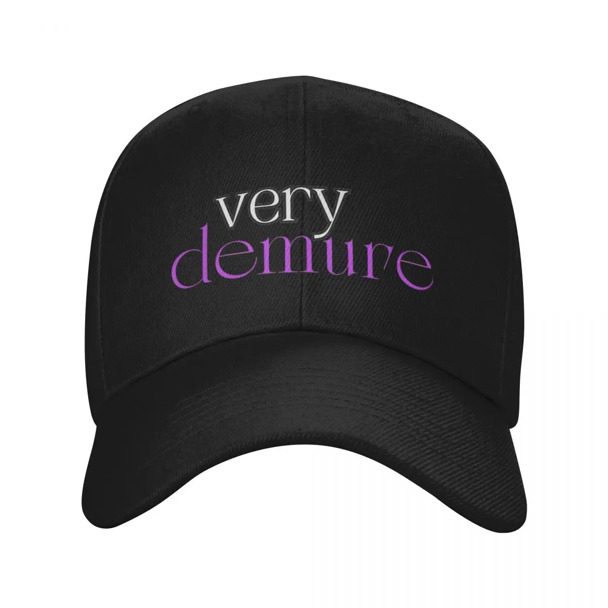 Very Demure Baseball Caps Unisex Fashion Sun Hat Hat Adjustable Polyester Sports Cap High Quality Hat