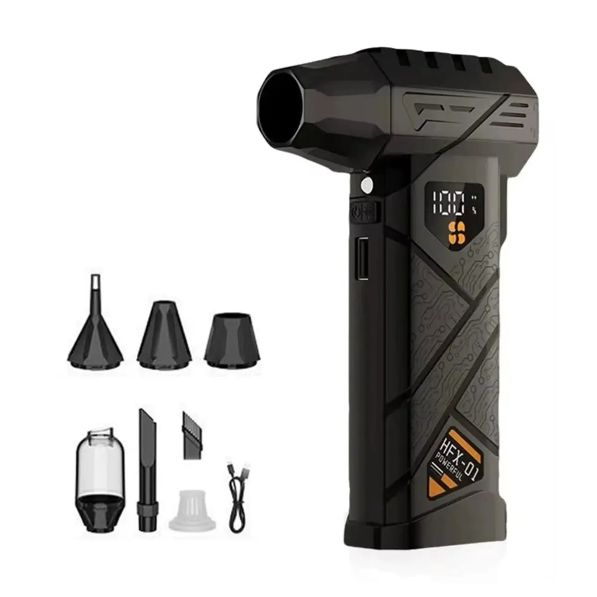 ABGN -01 Powerful Air Blower Turbocharged Fan 990000RPM Vacuum Kit Blowing Force Strong Airflow Turbo Fan