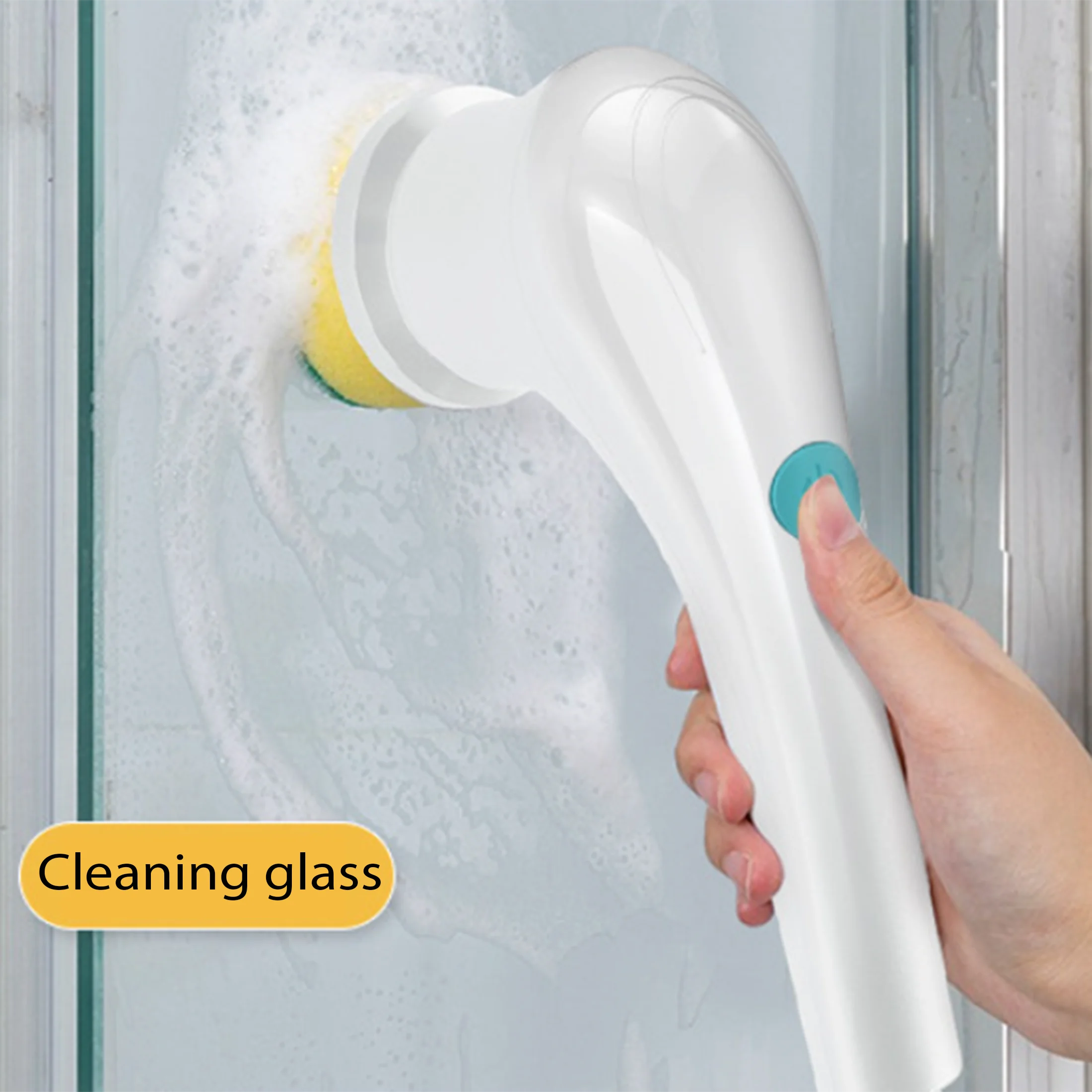 5 rechargeable electric cleaning brushes with replaceable heads, multifunctional cleaning brushes for kitchen, bathroom, etc.