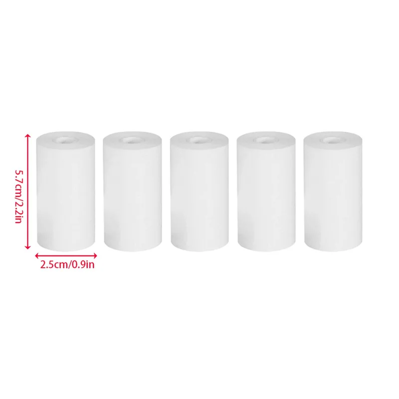 10 Rolls Mini Printer Paper, Thermal Paper Printer Paper for Pocket Thermal Printers