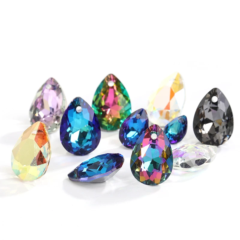 6x9/8x12/11x16mm Rhinestone Pendant Crystal Jewelry Accessories Crafts Strass Stone Crystal For Earring Bracelet Making