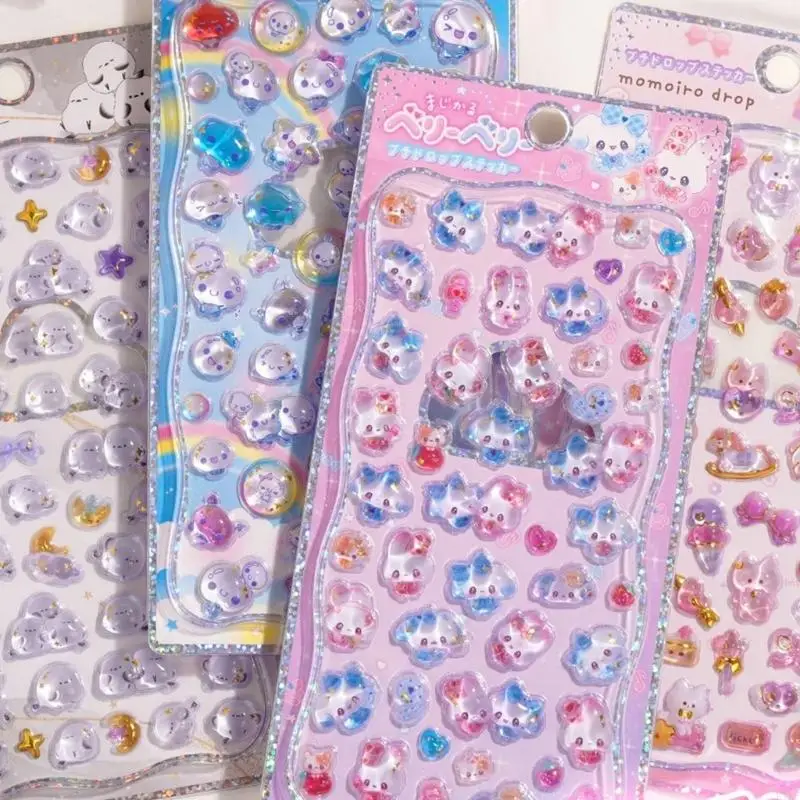 ملصق من مادة PVC على شكل حيوانات كرتونية لمجلة الحرف اليدوية وألبوم الصور والقصاصات K1KF