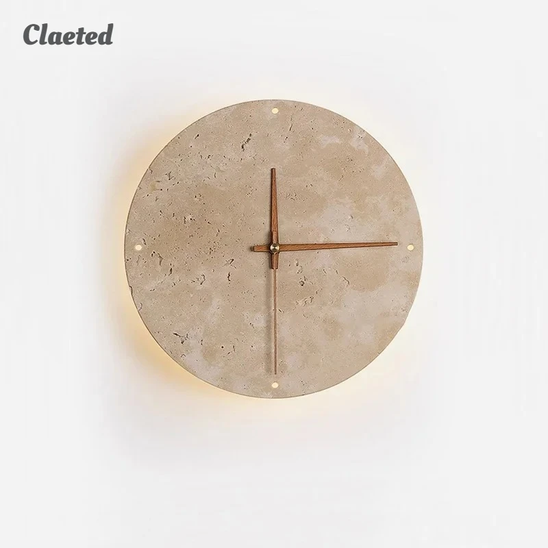

Clock Cave Stone Wall Lamp Ancient Wabi Sabi Style Retro Lamp Living Room Entrance Corridor Homestay Atmosphere Bedroom Lighting