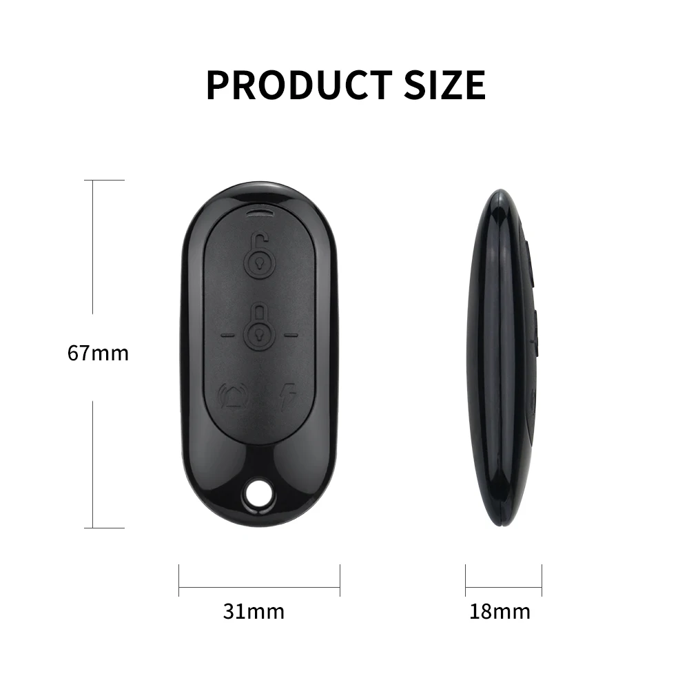 250 MHz-915 MHz Mehrfrequenz-Garagentor-Fernbedienung RF 4CH Duplikator 868 MHz 433 MHz Festcode-Sender für Alarmsystem