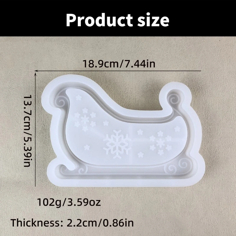 Flexible Silicone Tray Mold for Making Decorative Resin Coasters and Trays