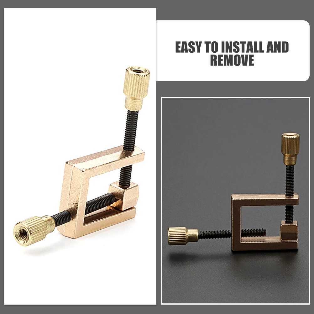 

Violin Tail Clip Repairing Clamp Secure Grip Scratch Proof Fixture All Sizes Easy Install Brass Clamp Violin Parts Edges Fixture