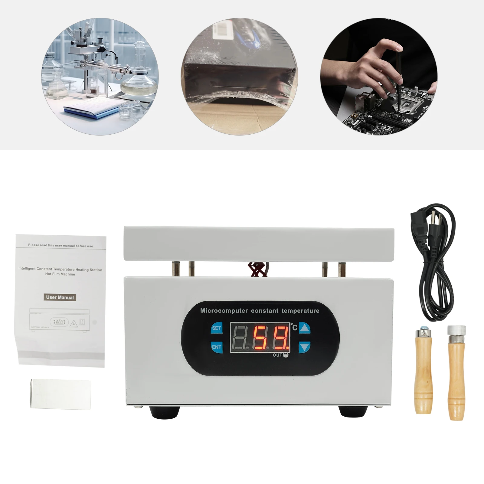 

150X150mm 500W Electric Heating Plate Rework Soldering Preheat Station Welder Preheating Welder Hot Plate