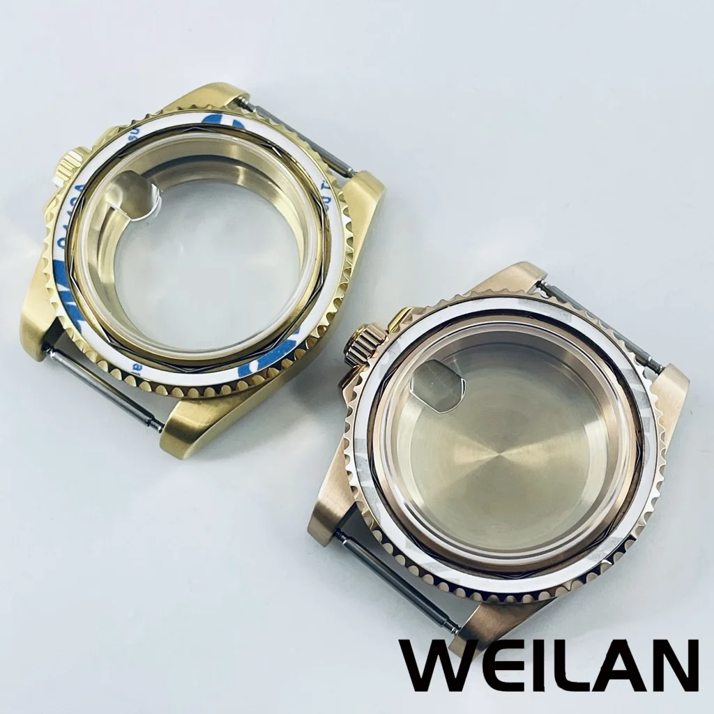 40mm Fit NH34 NH35 NH36 NH38 NH39 NH70 ETA2824 PT5000 Movement Black Silvery Rose Gold Watch Sapphire