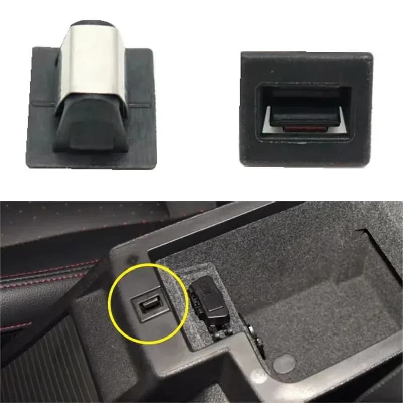 One Piece Car Central Armrest Box Buckle Cover Clip For Citroen C5 2010-2016 7591GL