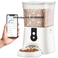 5G WiFi Smart Pet Food Dispenser 5/4L Automatic Cat Feeders Customizable Slow Feeding Mode Easy Cleaning Dog-Friendly Pet Feeder