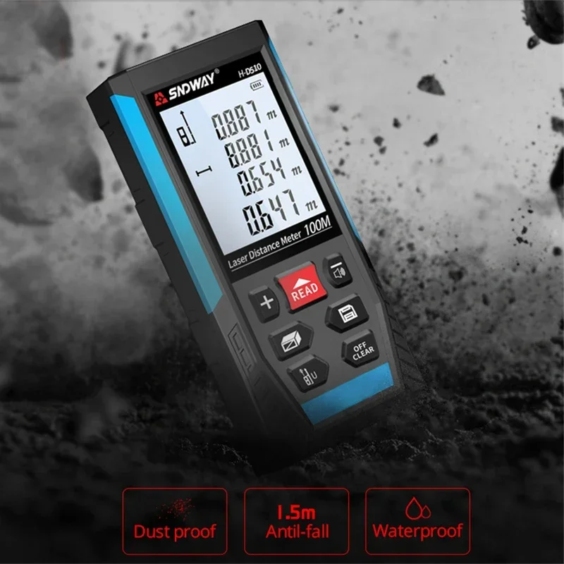 SNDWAY H Mini Laser Rangefinder D510A D710A D100A D120A Electronic Distance Meter Range Finder Laser Measure Tool