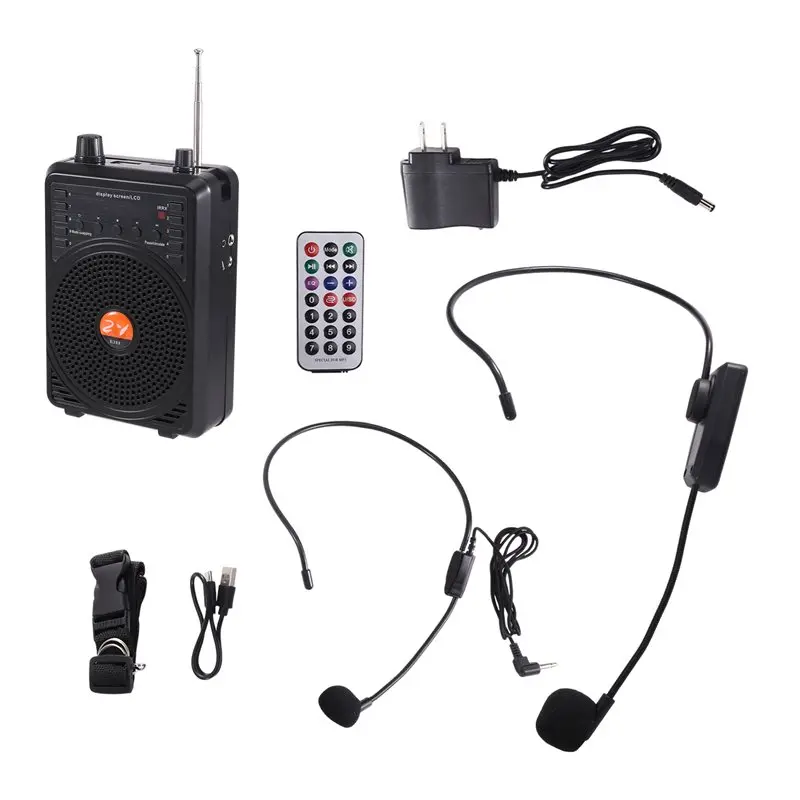 

AS95-48W 2.4G Teacher Wireless Microphone Bluetooth Portable Rechargeable Mini Voice Amplifier For Teachers Singing Training
