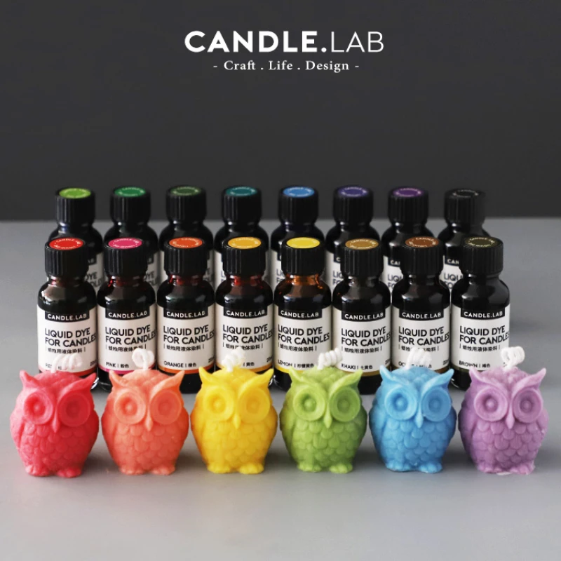 20ml Highly Concentrated Candle Liquid Dye Soy Wax Beeswax Paraffin Wax Jelly Wax Pigment