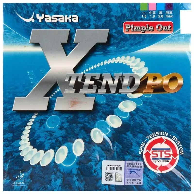 

Резиновая накладка для настольного тенниса Yasaka XTEND PO MAX, красная или черная, профессиональная резиновая накладка для настольного тенниса