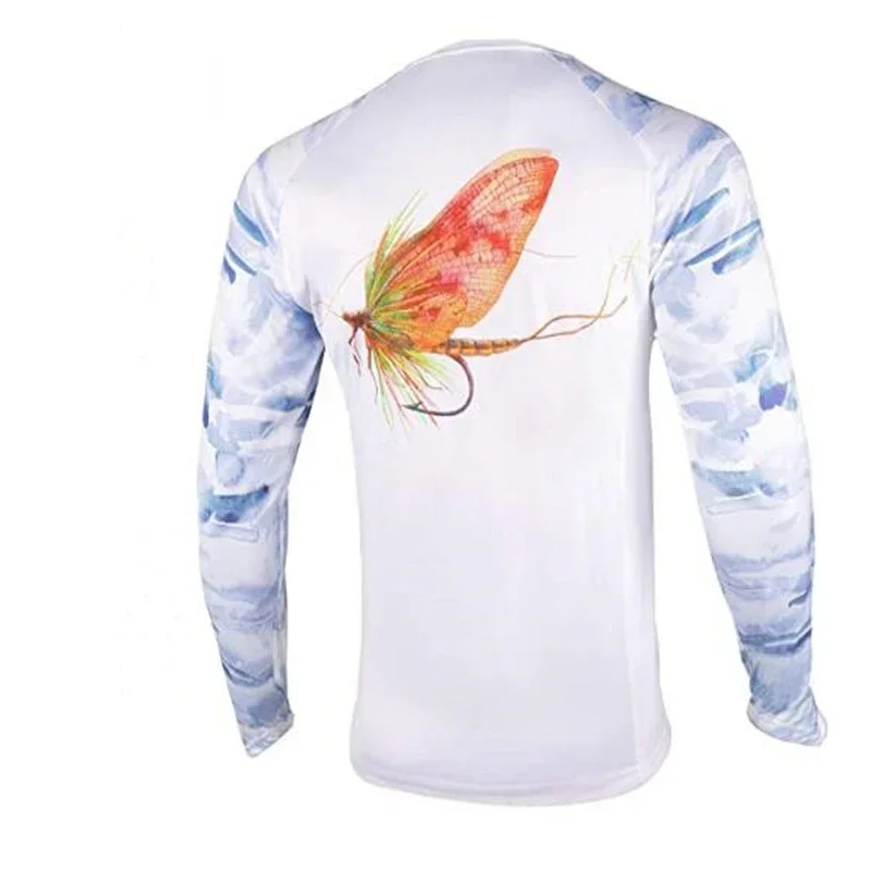 Shirt Breathable Clothing Men Waterproof Fishing Shirts Long Sleeve  Quick Drying  Clothes