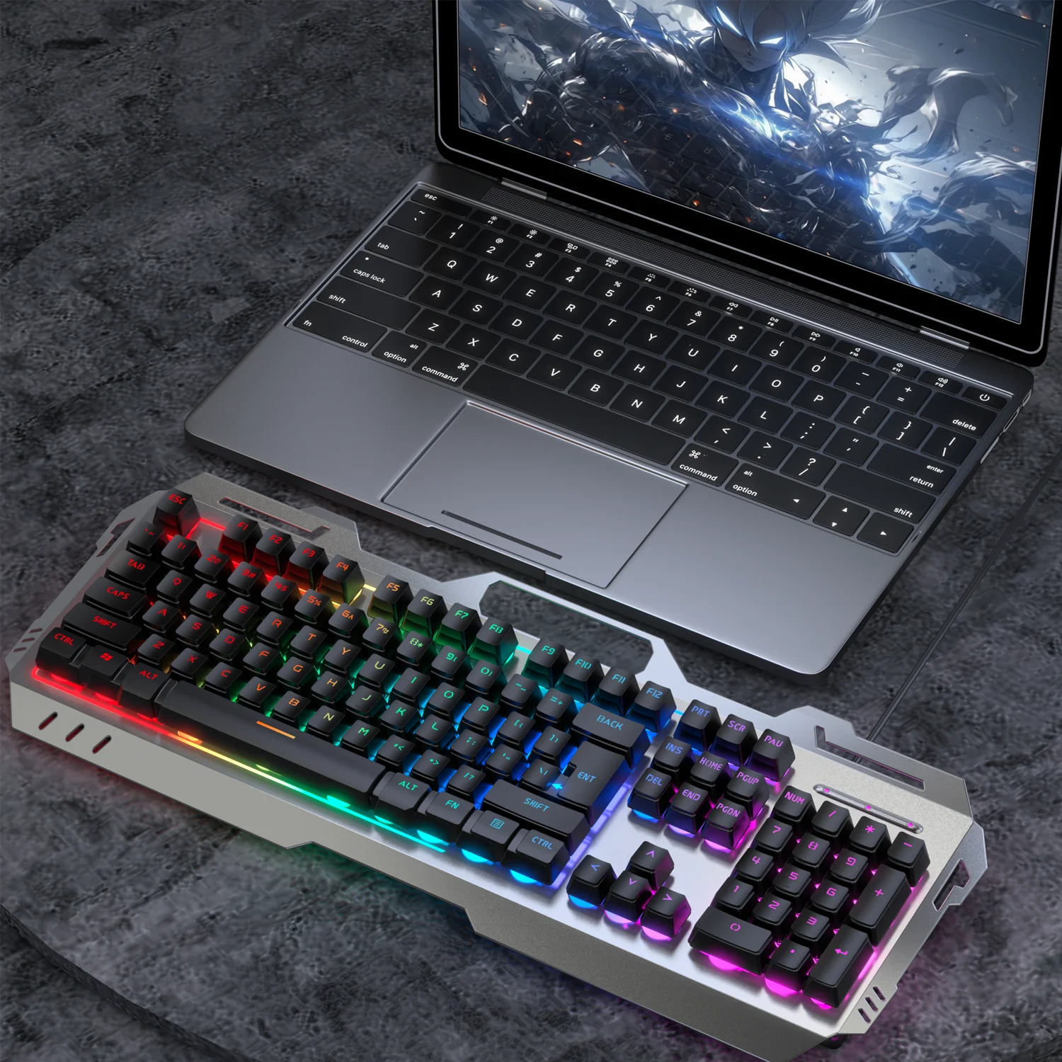 Teclado silencioso para jogos  - Esports Gaming Laptop avaliação e preço