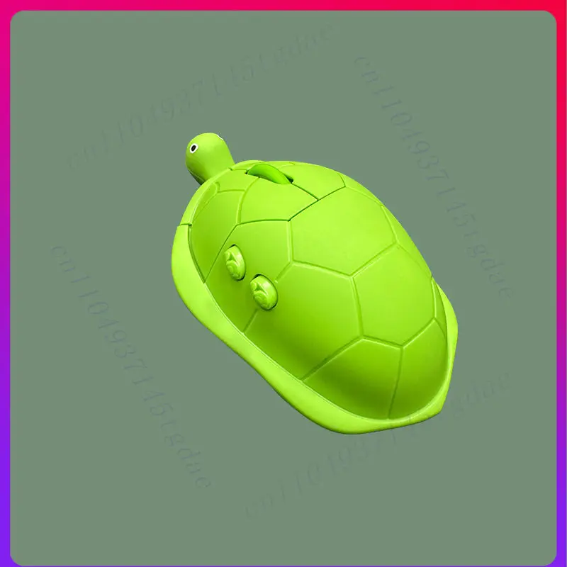 Creative mouse wireless bluetooth silent non-slip gift for computer office high value 6 button big turtle battery version