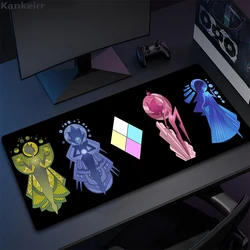 XL Mouse Pad Gamer Custom HD Computer Desk Mats Keyboard Pad Game Steven Universe Save The Light Natural Rubber Carpet Table Mat