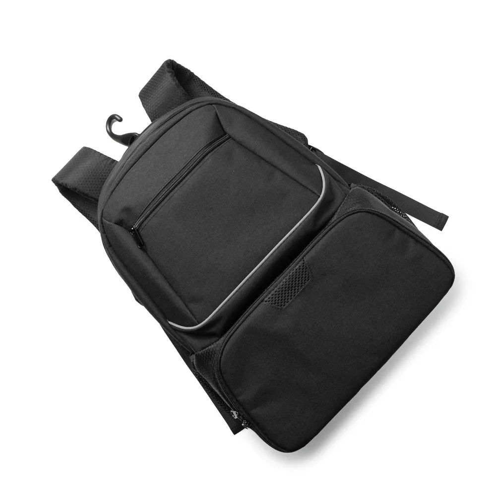 حقيبة ظهر للتنس بسحاب للإغلاق قابلة للعكس ذات سعة كبيرة ومضارب كرة البيسبول مع جيب قوي للأحذية