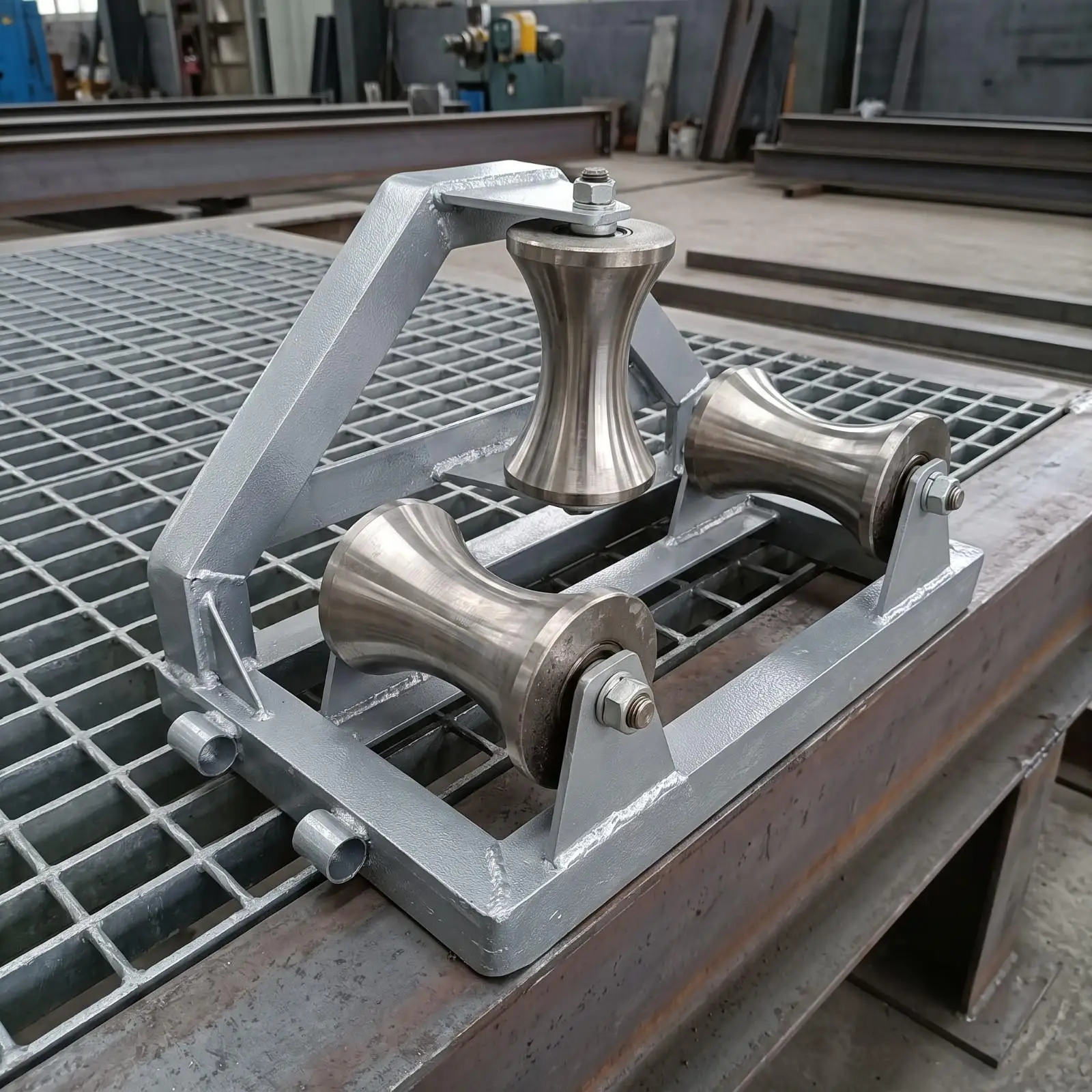 Heavy Duty Triple Block Pulley Wire Cable Rolling Guide for Installation Workflow Smooth Corner Movement High Strength Build
