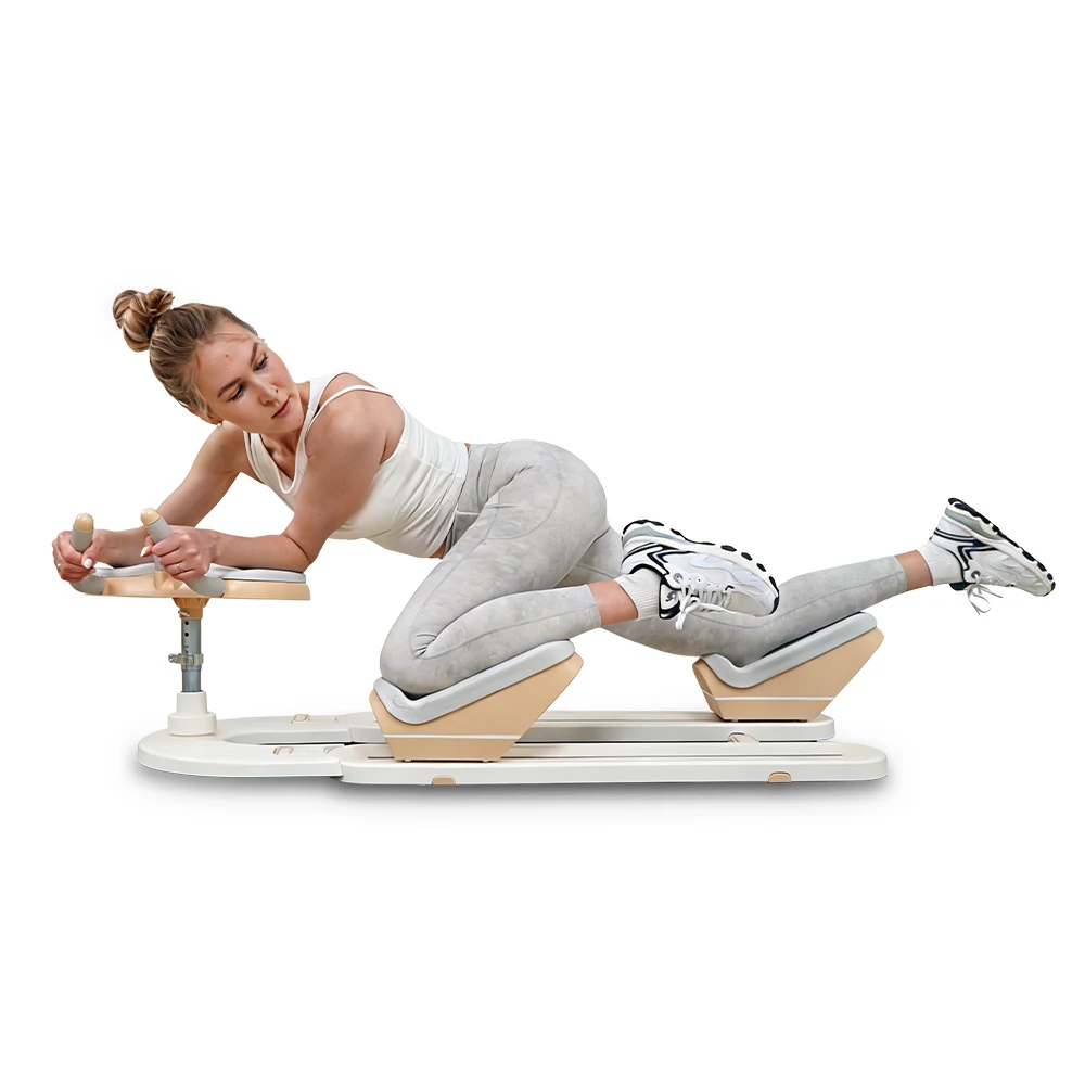 Adjustable Detachable ABS Spine Twist Stretch Trainer,Ergonomic Durable Waterproof Lightweight Fitness Equipment for Home Gym