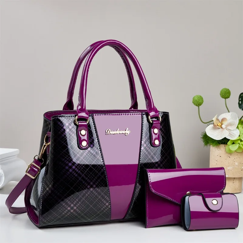 

Женская сумка из 3 предметов, трендовая новинка 2023 года, модные нишевые женские сумки на плечо для женщин, сумка для покупок и путешествий, женская сумка