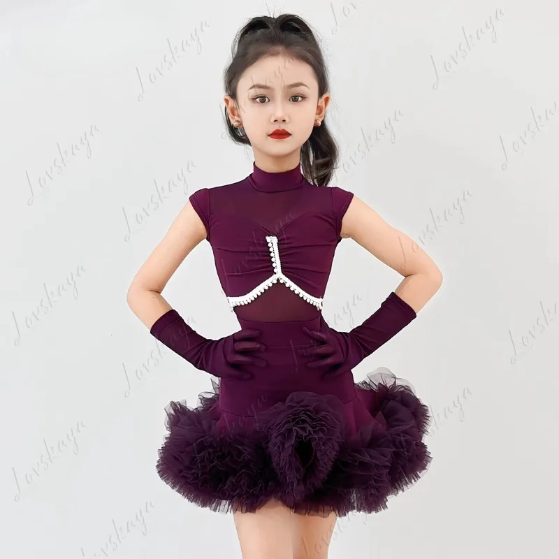 New Style Latin Dance Costumes, Children's Performance Costumes for Latin Dance, Children's Dance Costumes for Performances