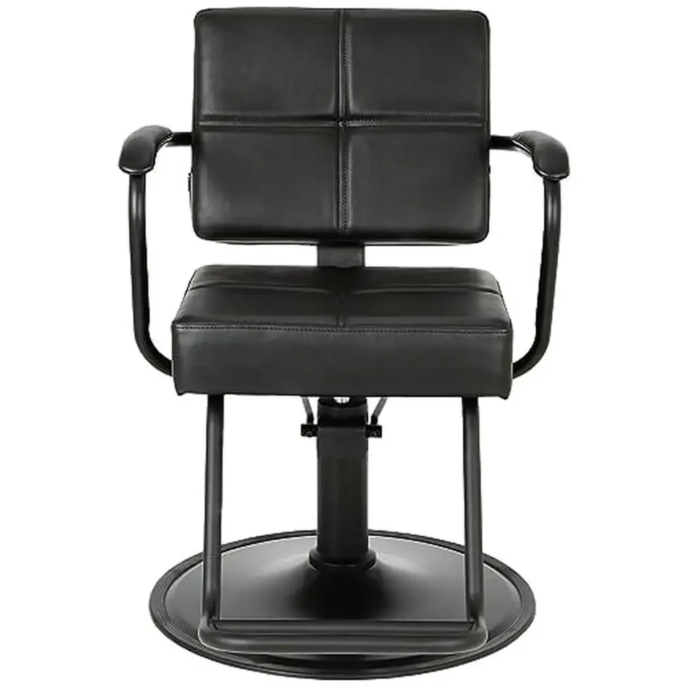 Premium Vinyl Styling Chair with Extra-Wide Seat and Metal Frame Atlas Styling Chair