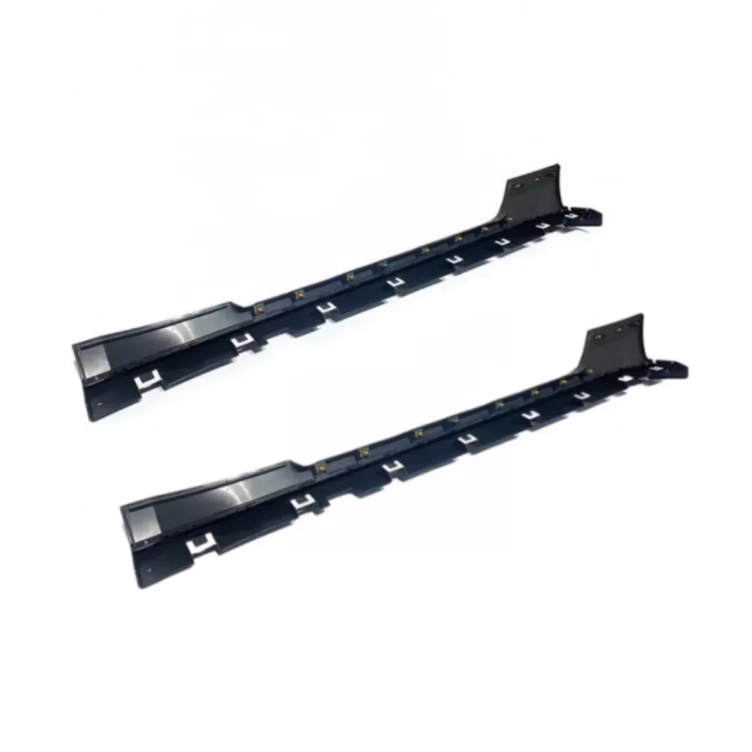 1 Pair Side Skirts For Ford Mustang 2015-2019 PP Car Door Lower Skirt Edge Door Edge Beam Car Accessories