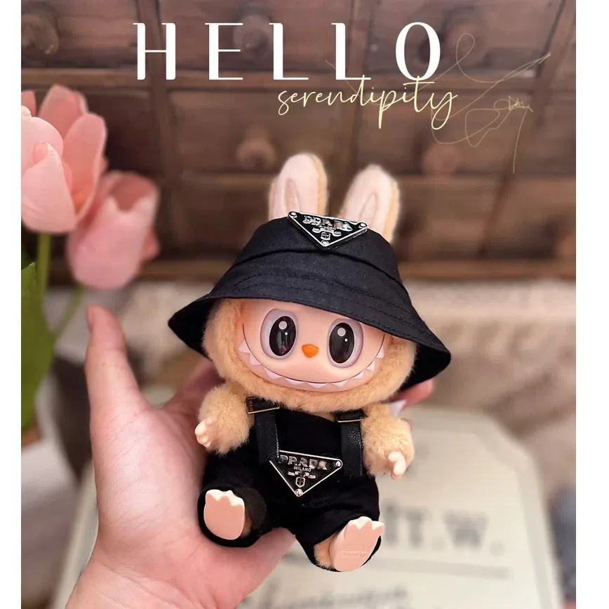 [Only Sell Clothes] 17cm LABUBU Second Generation Sitting Party 15cm Macaron Vinyl Pendant Doll Clothes