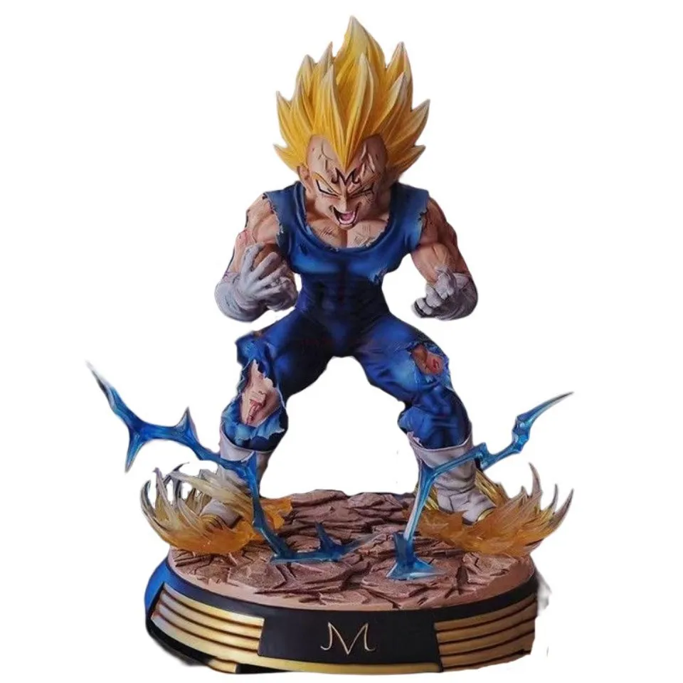 28cm Dragon Ball Z Majin Vegeta Anime Figure Self Destruction Vegeta Figures Statue Figurine Pvc Model Doll Collectible Gift Toy